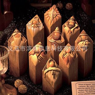 新款天堂宗教圣诞树摆件Heaven Pillar Statues树脂工艺品摆件