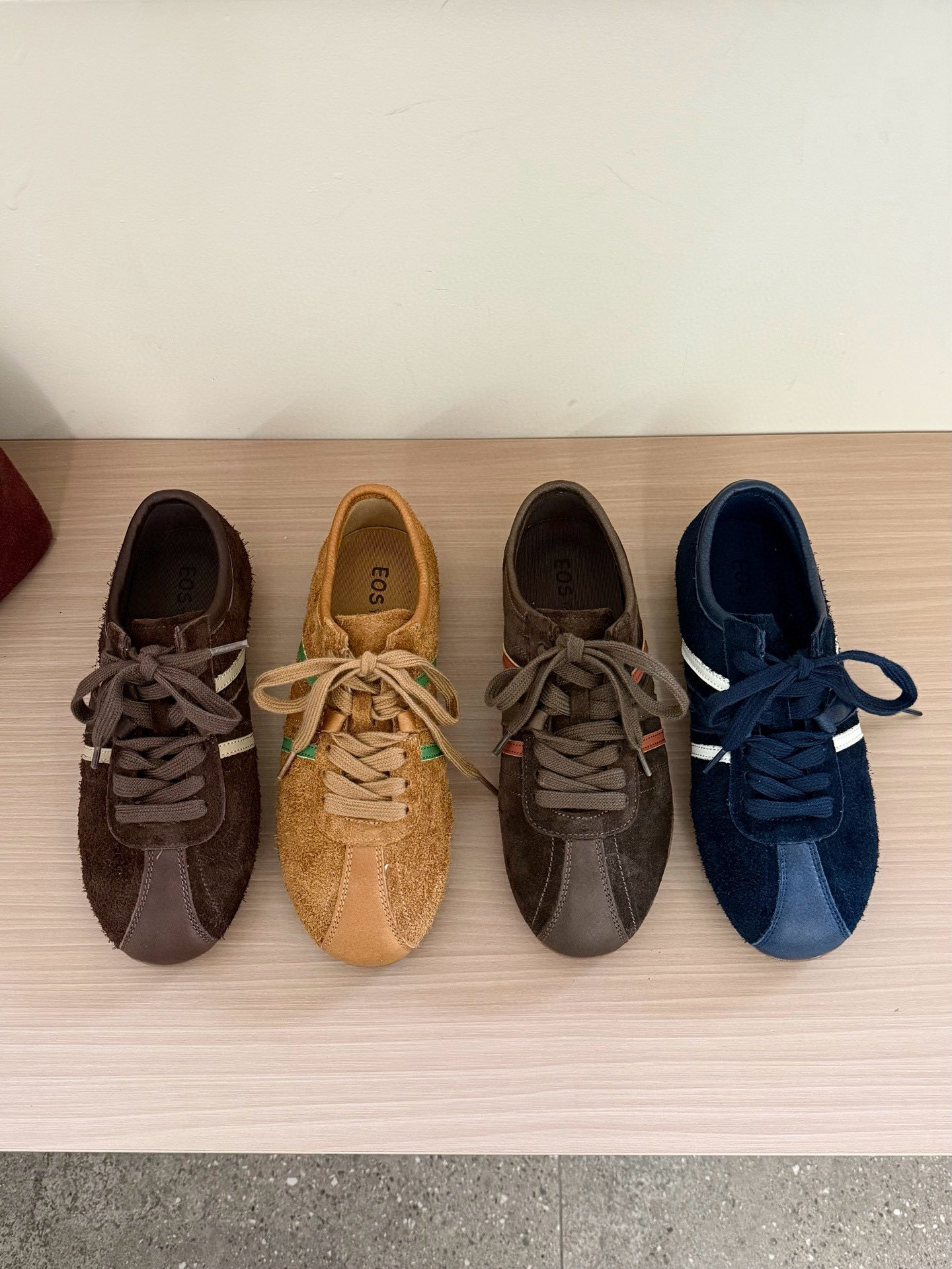 EOS9935-15 复古德训鞋女秋冬2025新款软平底拼色阿甘鞋休闲板鞋,女鞋,时尚休闲鞋,淘宝优惠券,粉丝福利购,淘宝优惠卷