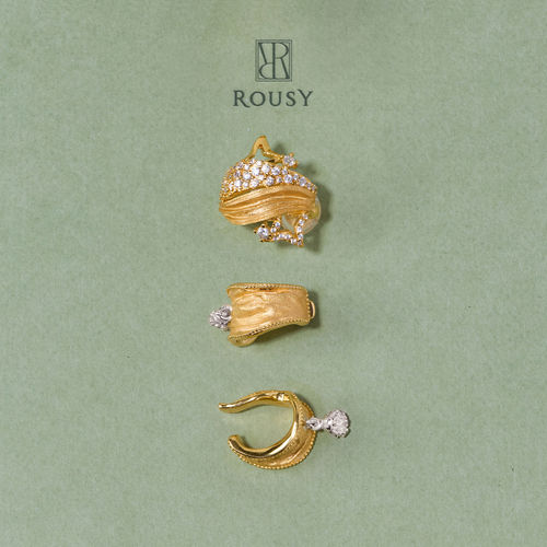 《女画家》ROUSY原创复古设计感小众个性精致s925银耳骨夹耳饰女
