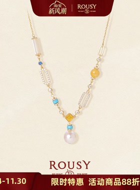 复古高级设计感项链春日银饰