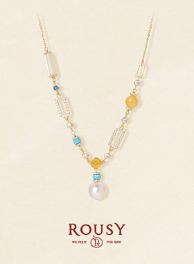 复古高级设计感项链春日银饰