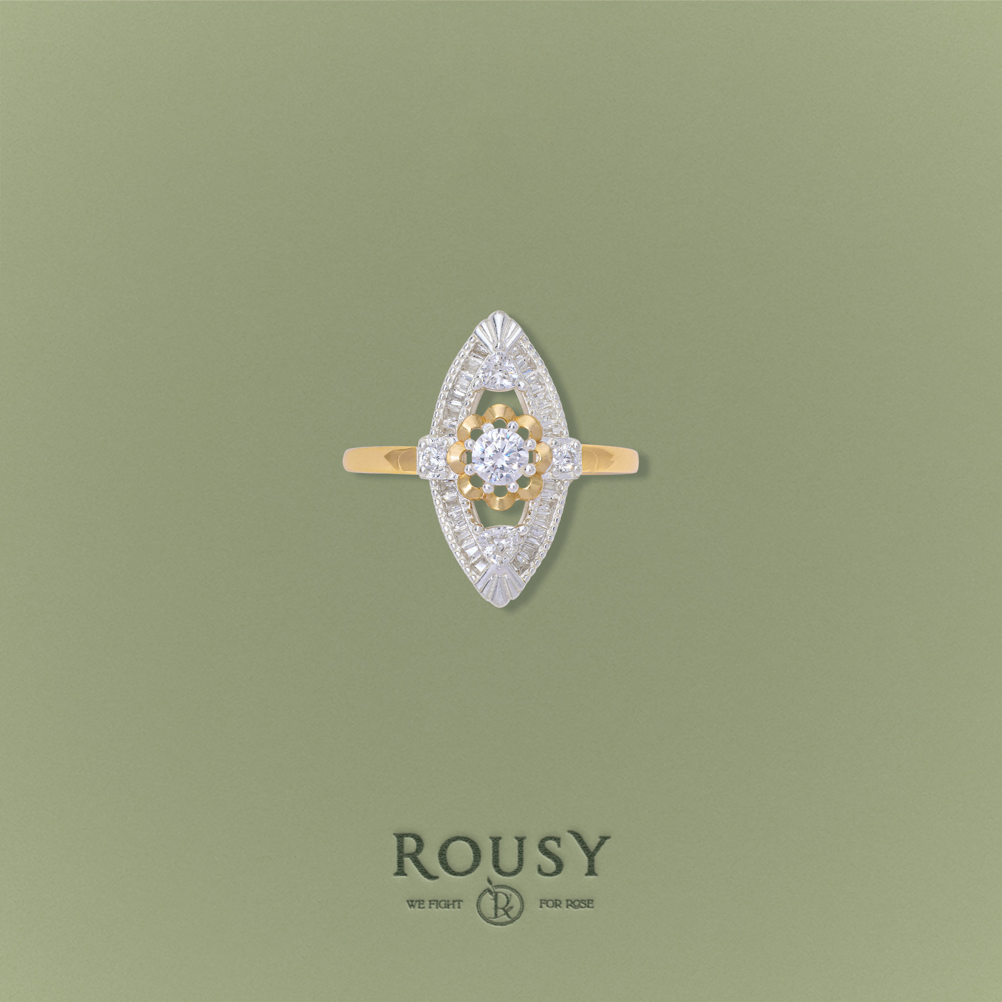 《织纱》ROUSY复古设计高级感原创法式优雅百搭s925银戒指环女图片