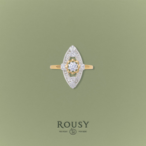 《织纱》ROUSY复古设计高级感原创法式优雅百搭s925银戒指环女
