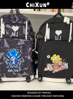 2025传说之下书包Undertale骷髅兄弟sans动漫游戏周边双肩背包大