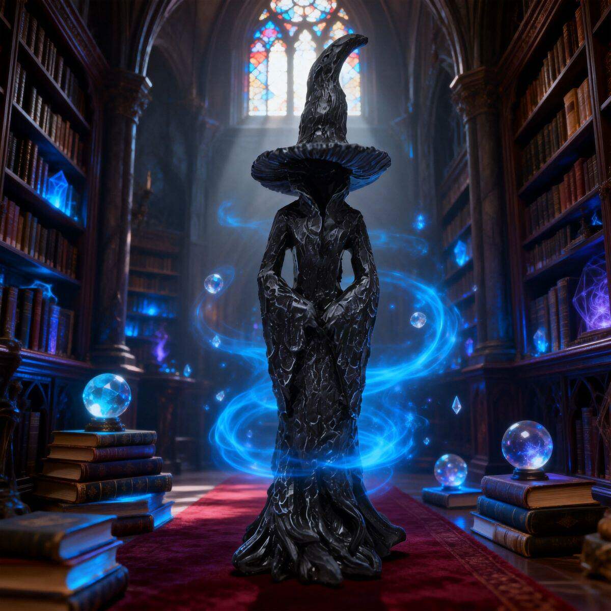 2026魔法坏女巫万圣节美少女恐怖人偶玩具机箱桌面摆件手办礼物氛