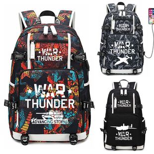 2025战争雷霆War Thunder游戏周边青少年初中学生书包双肩包背包