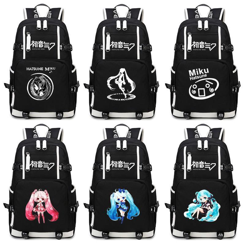 2024初音未来书包 miku 雪樱初音 动漫周边背包 二次元男女学生双