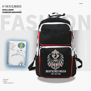 2026德意志第二帝国German Empire普鲁士德国男女青少年双肩背包w