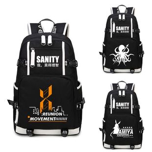 明日方舟书包罗德岛夜光动漫周边男女学生电脑旅行双肩背包休闲包