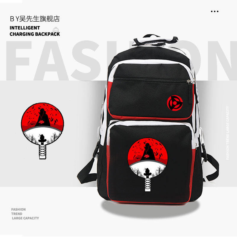 2026火影忍者书包男鸣人宇智波鼬晓初中生双肩包动漫背包二次元学,模玩/动漫/周边/娃圈三坑/桌游,动漫背包/钱包/箱包,淘宝优惠券,粉丝福利购,淘宝优惠卷