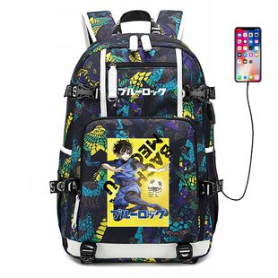 2024动漫周边蓝色监狱BLUE LOCK百搭大容量旅行书包学生旅行双肩