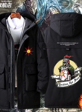 新款黑暗之魂三部曲太阳骑士衣服darksouls黑魂洋葱羽绒服男女外