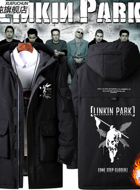 2026林肯公园linkin park欧美音乐摇滚乐队羽绒服外套男女潮夹克