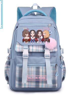 2025BLACKPINK粉墨应援周边同款双肩包男女学生休闲书包大容量电