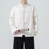 保暖抗皱春季传统中国风立领夹克上衣大码中山装春秋长袖休闲复古，男装民族服装，电商A100