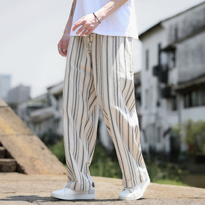 麻棉森系新风休闲长裤电商A100-MK2531-P75图片