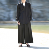 风汉服套装刺绣外袍防晒和尚服电商A100-7799+236-P110，男装民族服装，电商A100