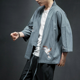 民族风绣花开衫DSA100-712-P30防晒服，男装民族服装，电商A100