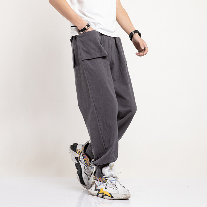 多口袋新款休闲裤1钱塘4018-K9935-P65图片