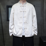 风新中式男装复古盘扣衬衫电商A100-C89-P75，男装民族服装，电商A100