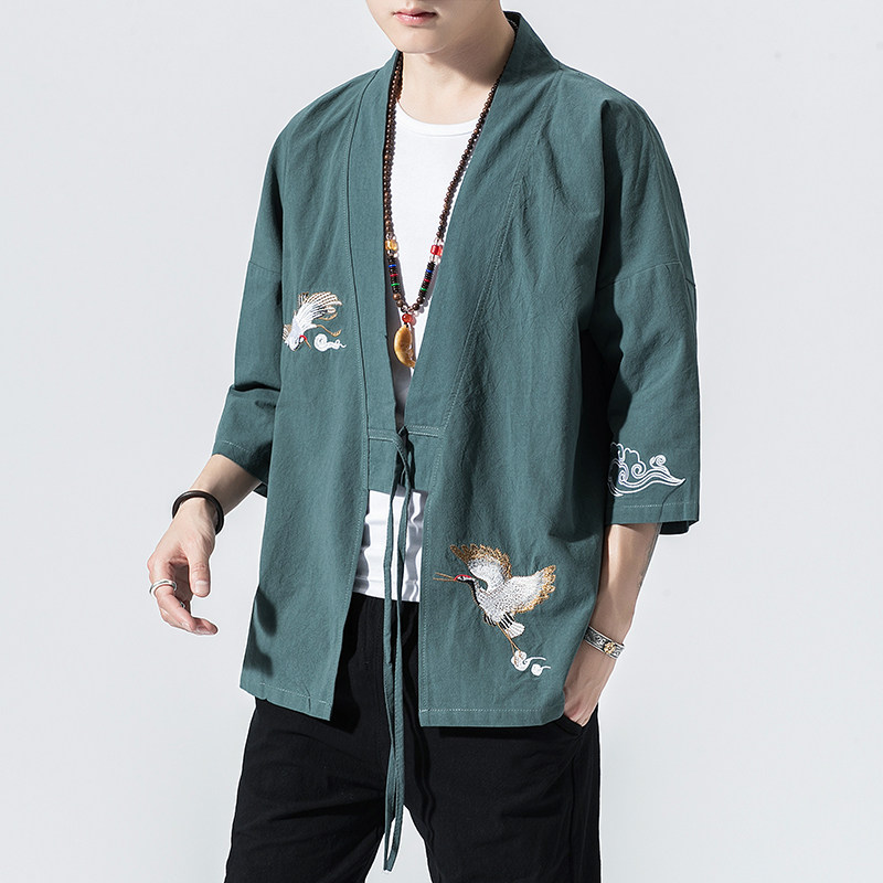 民族风绣花开衫电商A100-712-P30防晒服图片
