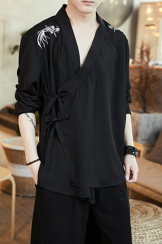 汉服开衫道袍外套A100-908-P60,男装民族服装,电商A100