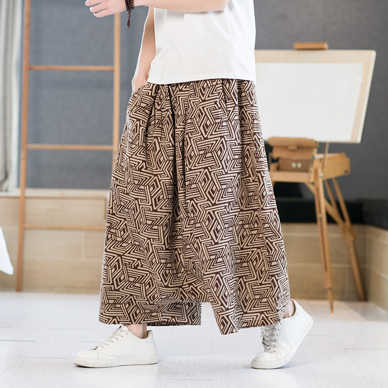 夏季男士休闲裤哈伦裤宽松风电商-A100-D230-P55,男装休闲裤,电商A100