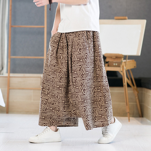 夏季男士休闲裤哈伦裤宽松风电商-A100-D230-P55图片