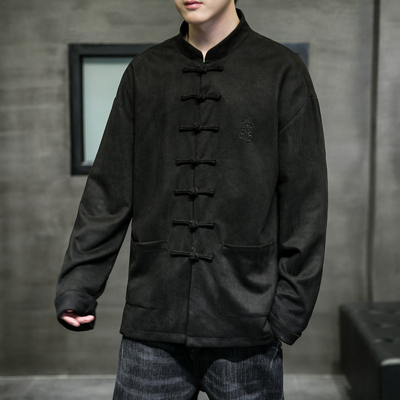 春秋男士风大码唐装外套A100-B01-P110,男装民族服装,电商A100