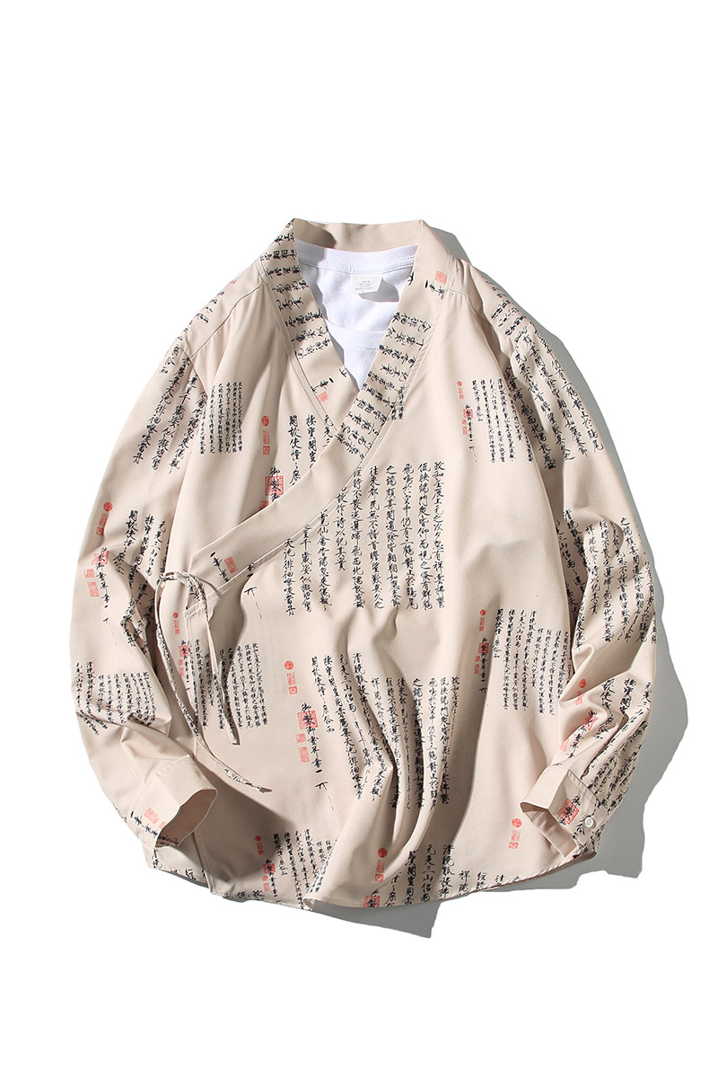 风书法汉服DSA100-1055-P55,男装民族服装,电商A100