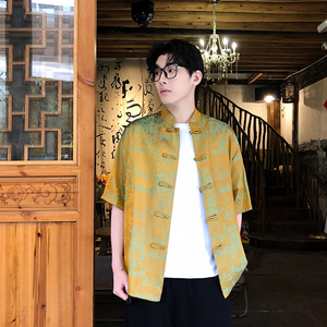 风新中式印花汉服衬衫电商A100-C311-P75图片