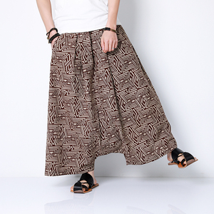 夏季男士休闲裤哈伦裤宽松风电商-A100-D230-P55