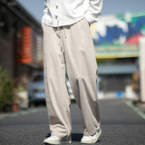 风竹子灯芯绒休闲裤男秋季宽松直筒阔腿裤电商A100-2505-P50，男装休闲裤，电商A100