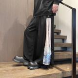 风古风山水盘口宽松男裤电商A100-K7788-P55，男装休闲裤，电商A100