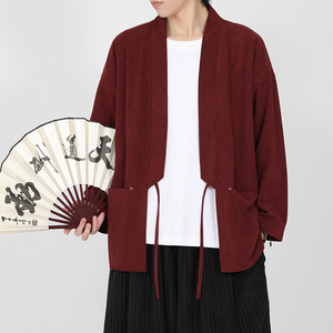 灯芯绒纯色开衫风电商A100-723-P50图片