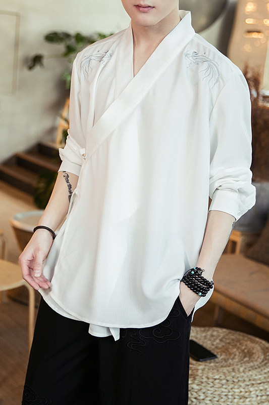 汉服开衫道袍外套A100-908-P60,男装民族服装,电商A100