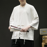 抖音品质冰丝透气速干盘扣竹节高弹力风开衫A100-736-P50限68，男装卫衣，电商A100