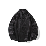 风提花衬衫男士长袖新中式男装盘扣唐装汉服电商A100-C39-P65，男装衬衫，电商A100
