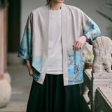 画印花开衫防晒服电商A100-1013-P50，男装防晒衣，电商A100