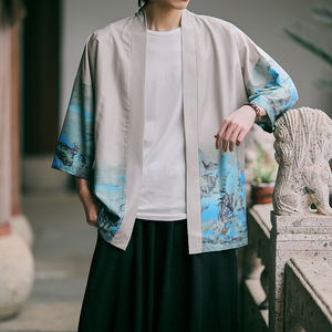画印花开衫防晒服电商A100-1013-P50图片