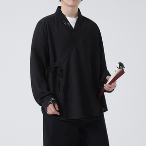 风纯色绣花防晒服汉服A100-236-P65,白西装搭配中长吊带黑色连衣裙图片