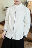 中国风汉服衬衫钱塘4018-SC522-p60，男装衬衫，电商A100