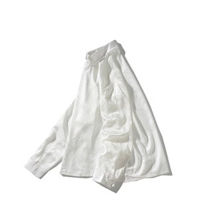 新中式风衬衫男士长袖唐装汉服改良盘扣衬衣电商A100-262-P65图片