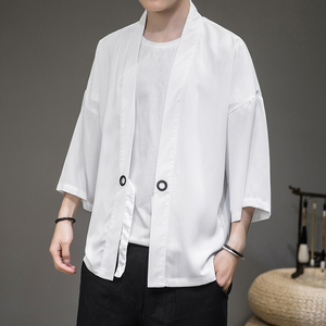 风日系夏季轻薄防晒衣汉服开衫大码A100-M79-P40图片