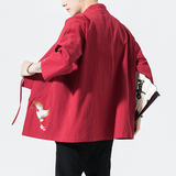 民族风绣花开衫电商A100-712-P30防晒服，男装防晒衣，电商A100