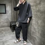 汉服套装DSA100-906+SK16-P90，男装休闲套装，电商A100