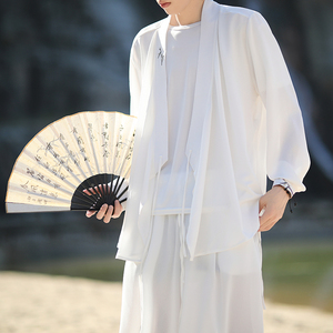 风汉服套装刺绣外袍防晒和尚服电商A100-7799+236-P110图片