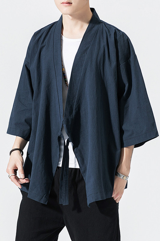 风纯色汉服开衫道袍DSA100-906-P50,男装民族服装,电商A100