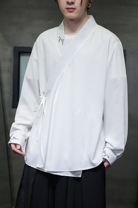 风纯色绣花防晒服汉服A100-236-P65,男装防晒衣,电商A100