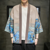 画印花开衫防晒服电商A100-1013-P50，男装风衣，电商A100